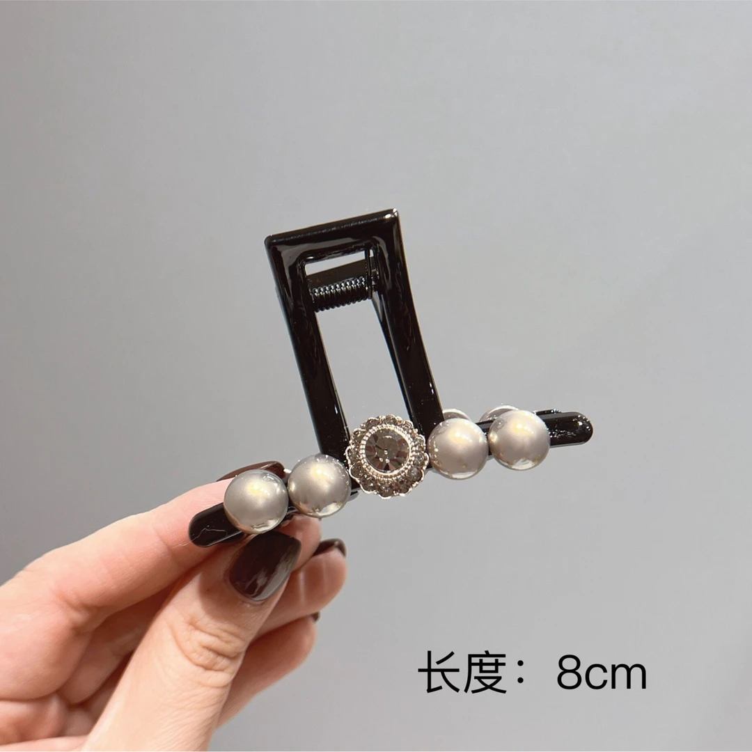 BAOSHATI/宝莎缇F-150韩版仿珍珠中号抓夹