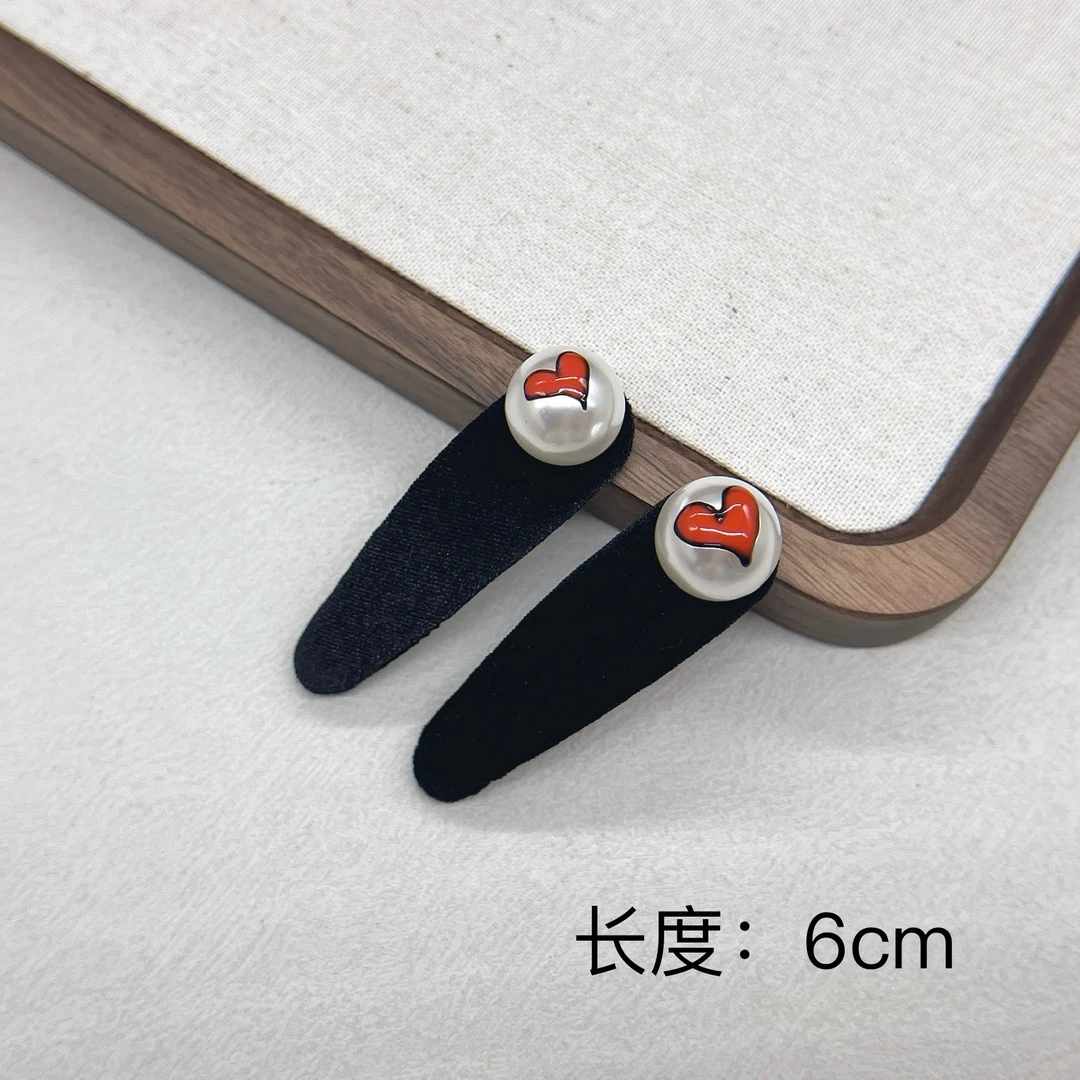 BAOSHATI/宝莎缇F-750简约碎发夹BB夹一对