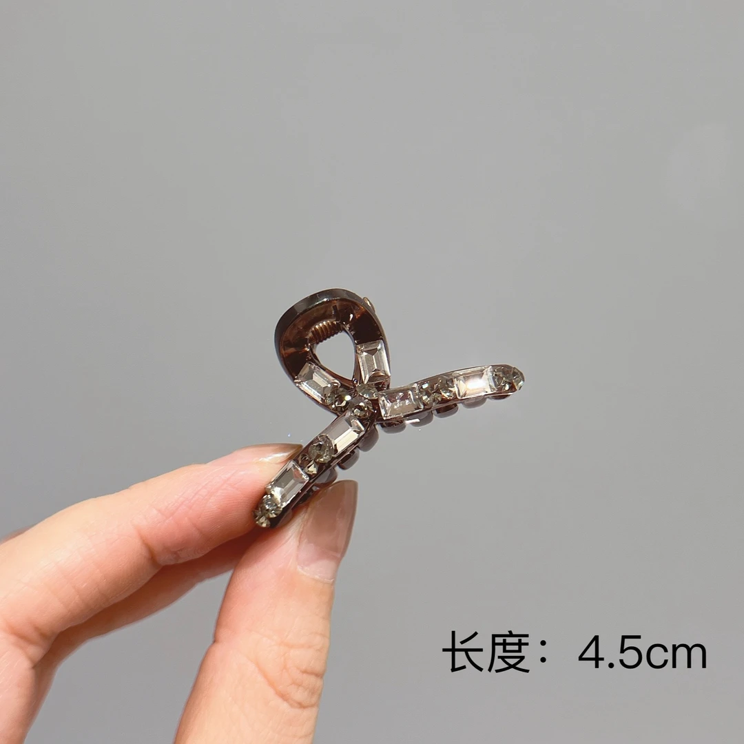 BAOSHATI/宝莎缇F-324时尚百搭满钻刘海小夹子小抓夹