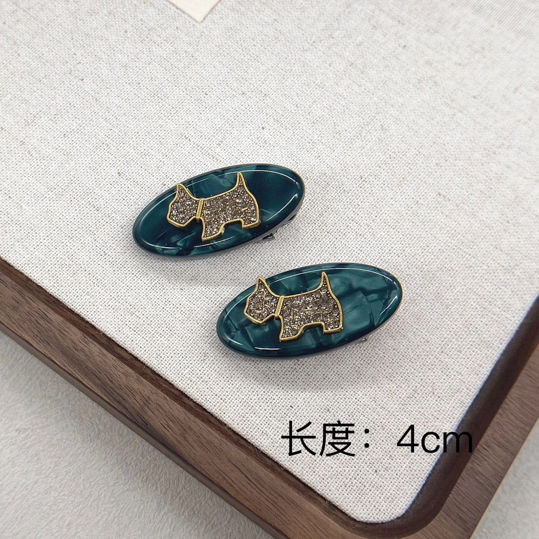 BAOSHATI/宝莎缇F-142复古鸭嘴夹一对