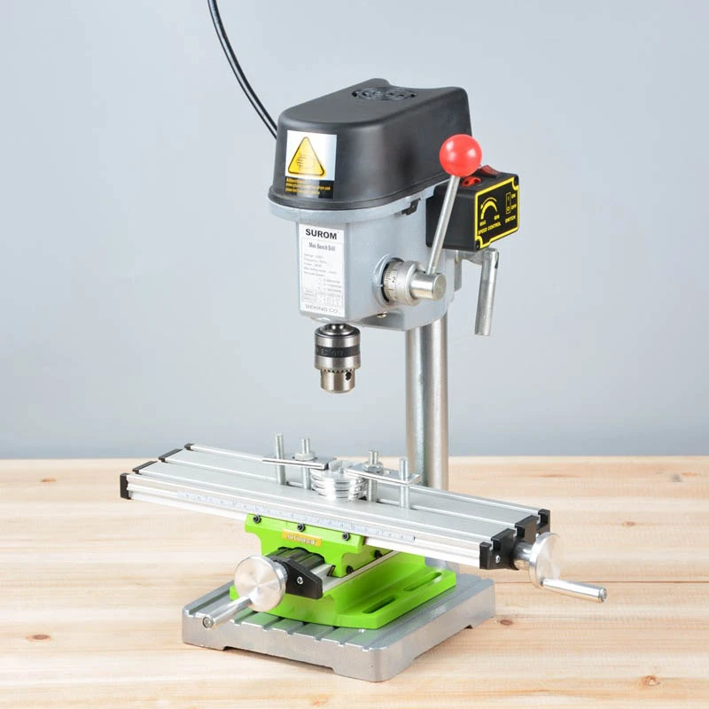 迷你强台钻(便携式微型小台钻 工艺品加工电路板打孔栗荣 BG-5158