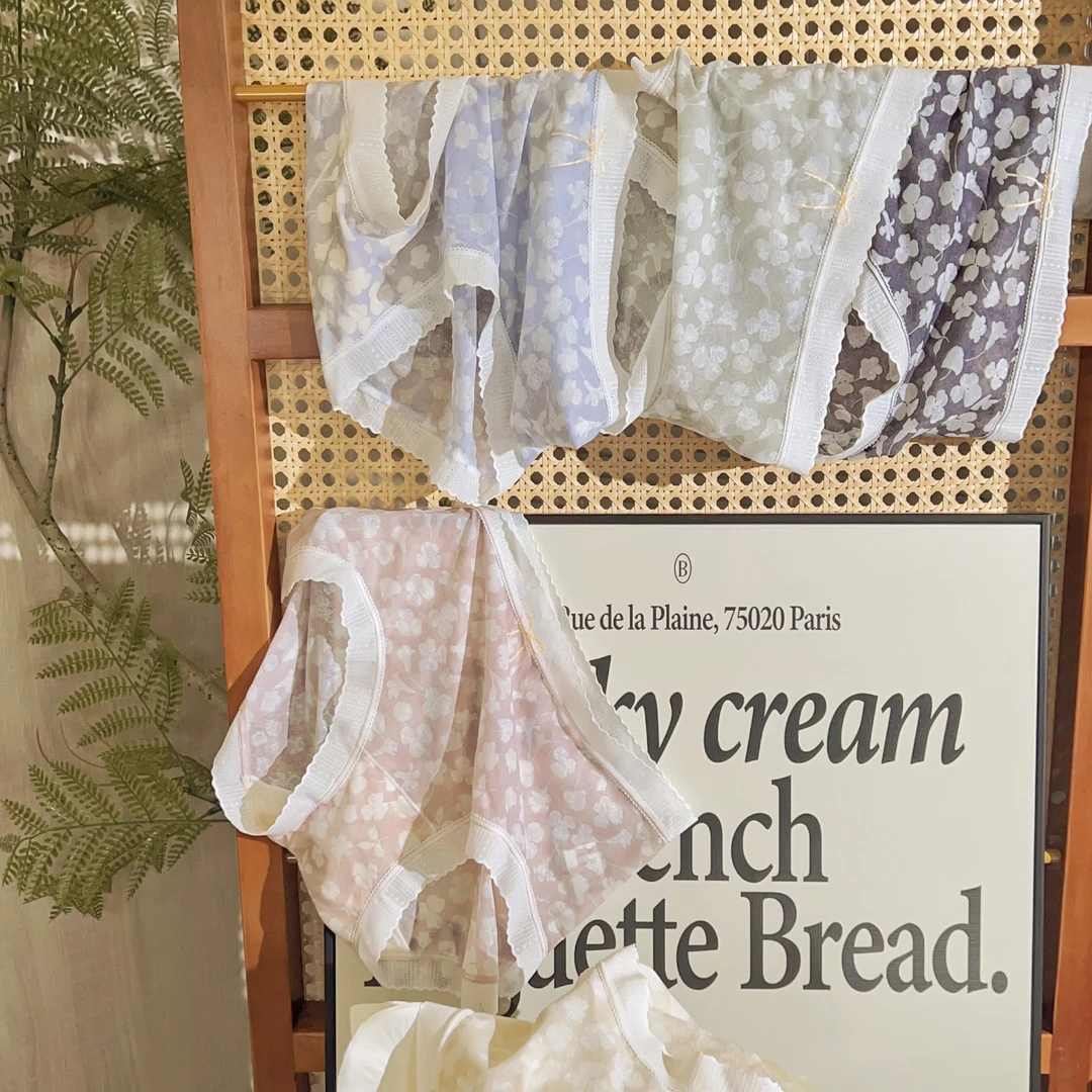 【85-125斤】国风新款飘飞速干面膜裤女士内裤舒适中腰无感柔软包臀