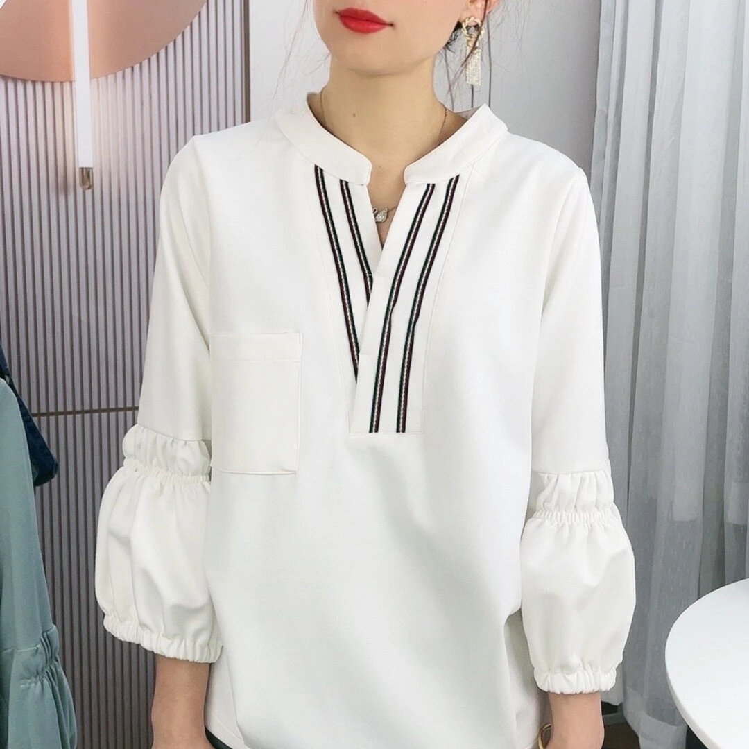 新款 时尚T恤 百搭单品 爆款 长袖 显瘦