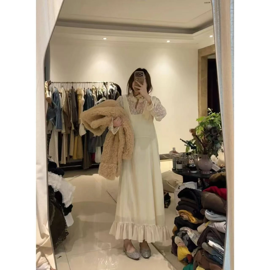 TOMATO-四季百搭丝绒背心裙#098