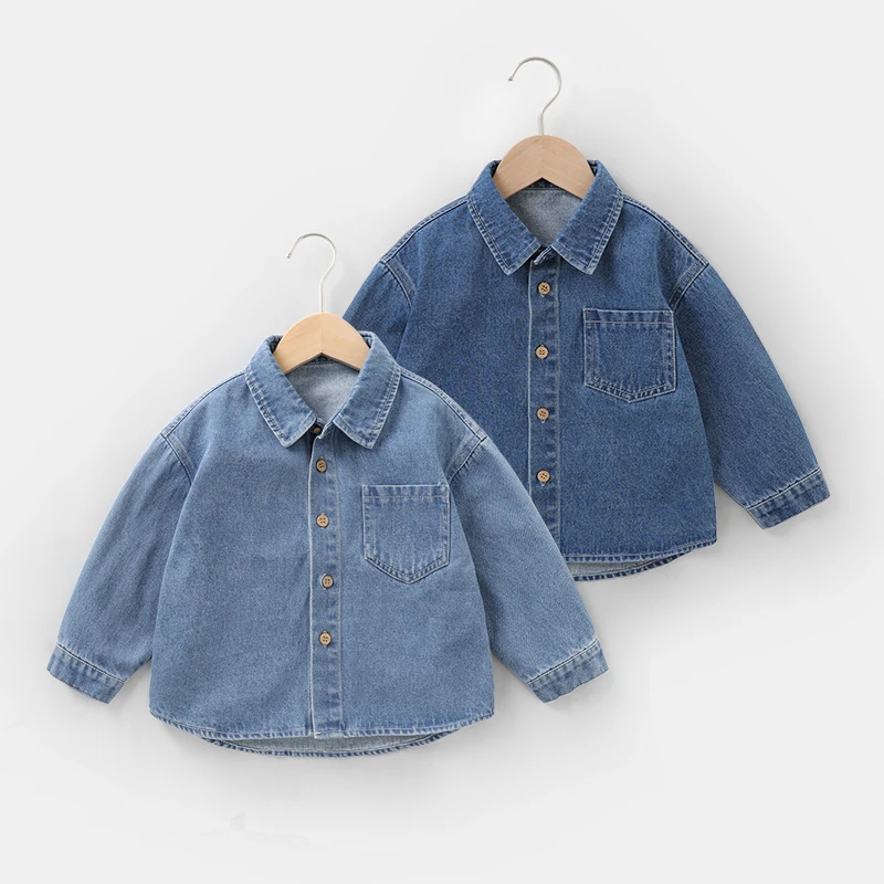 【右欧童装】U14050男童男孩男宝牛仔外套春童装儿童宝宝男童外套
