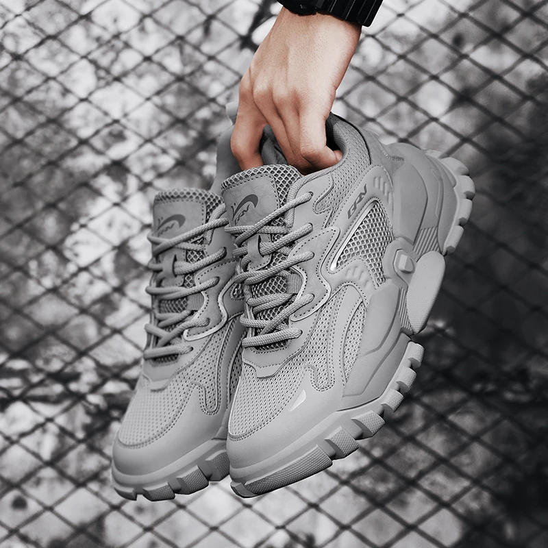 贵人鸟男鞋2024秋冬季男士减震运动鞋轻便老爹鞋情侣款百搭跑步鞋