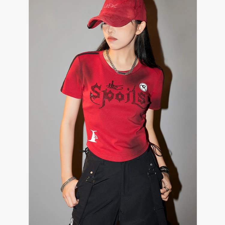 短袖女装上衣时尚休闲百搭夏季印花x40409