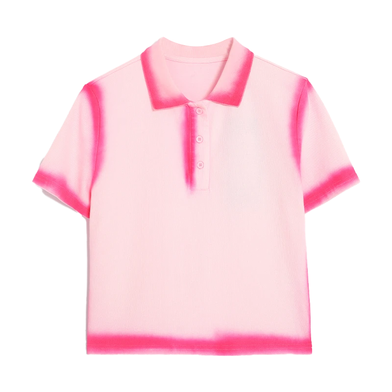 短袖上衣polo时尚休闲夏季纯色翻领x40753