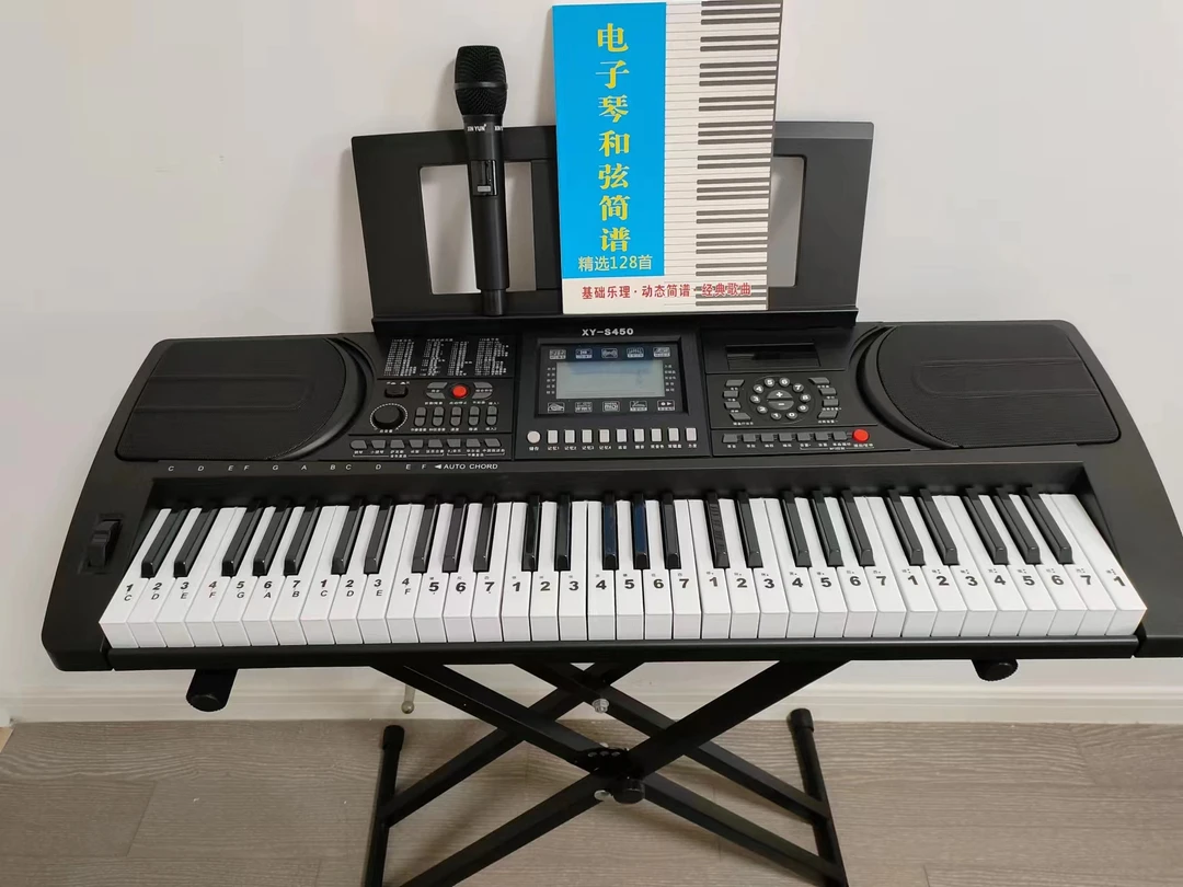 新韵S450充电61键无线K歌蓝牙新款演奏琴基础套餐加电子琴琴架