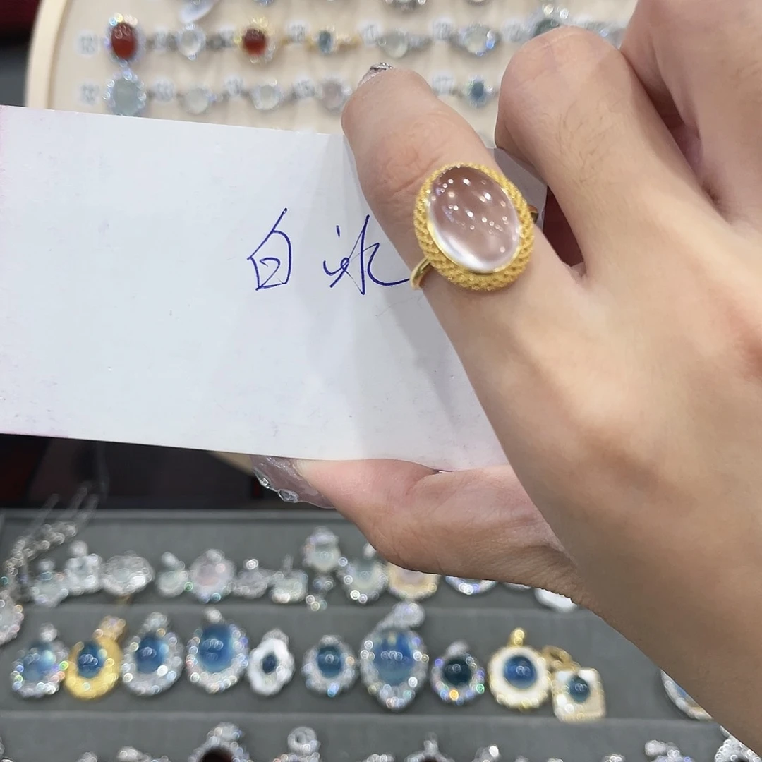 岫玉饰品银S925镶嵌-****i