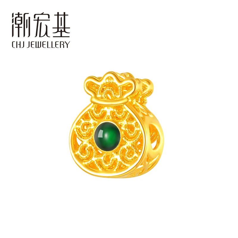 【潮宏基】足金花丝福袋转运珠#8966