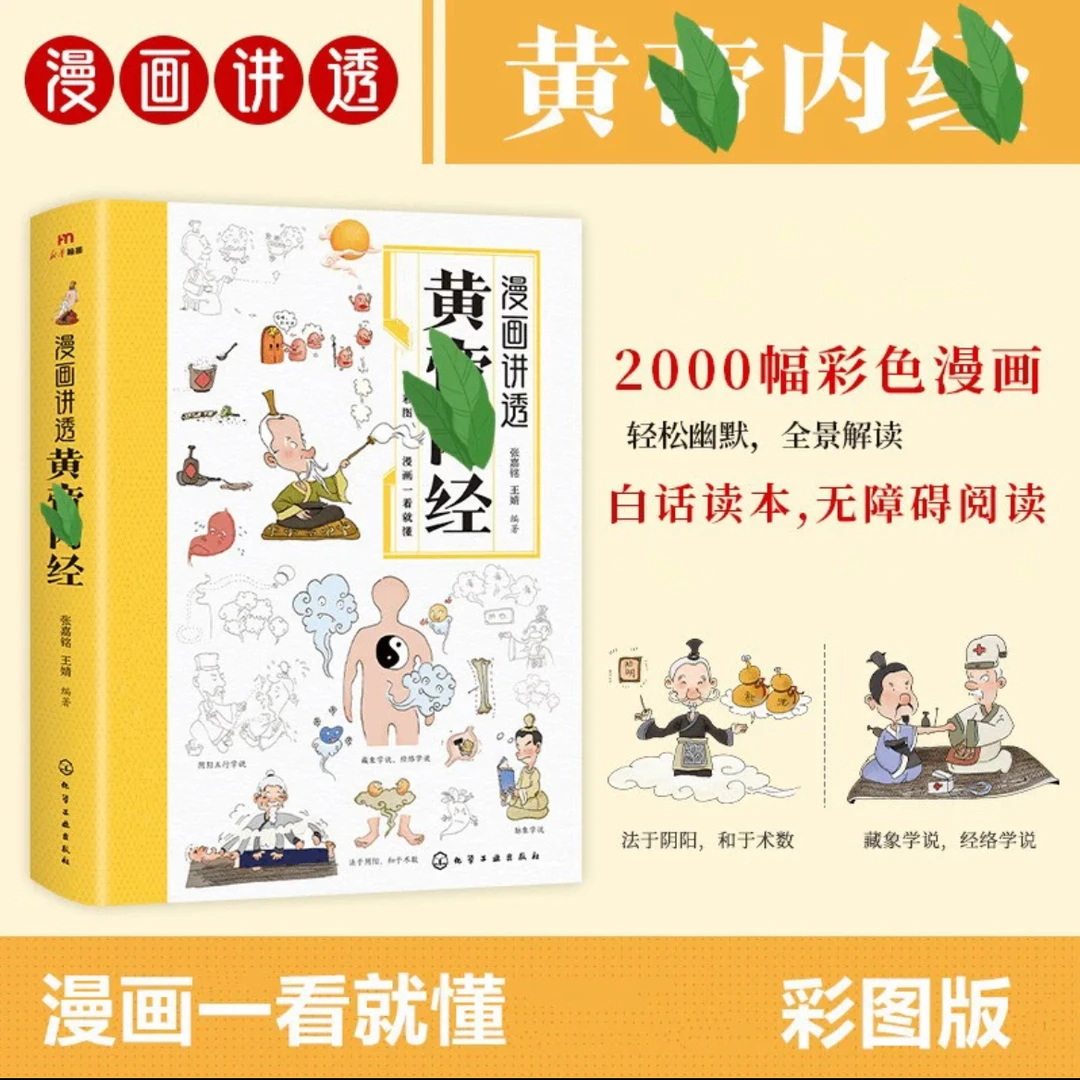 漫画讲透黄帝内经 彩图一看就懂营养健康调养之书