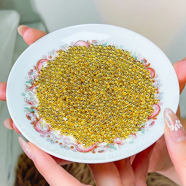 925银银制品  925银珠子两颗日常百搭款