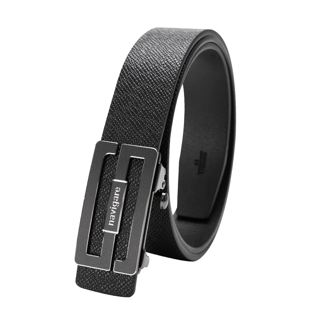 [礼盒包装]navigare意大利小帆船高档纹理自动扣皮带男士腰带