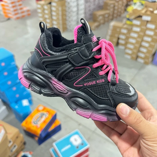 断码特价儿童加绒运动老爹鞋6637