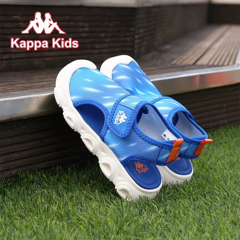 【主播推荐】kappa kid儿童沙滩鞋夏季新款镂空透气软底运动凉鞋