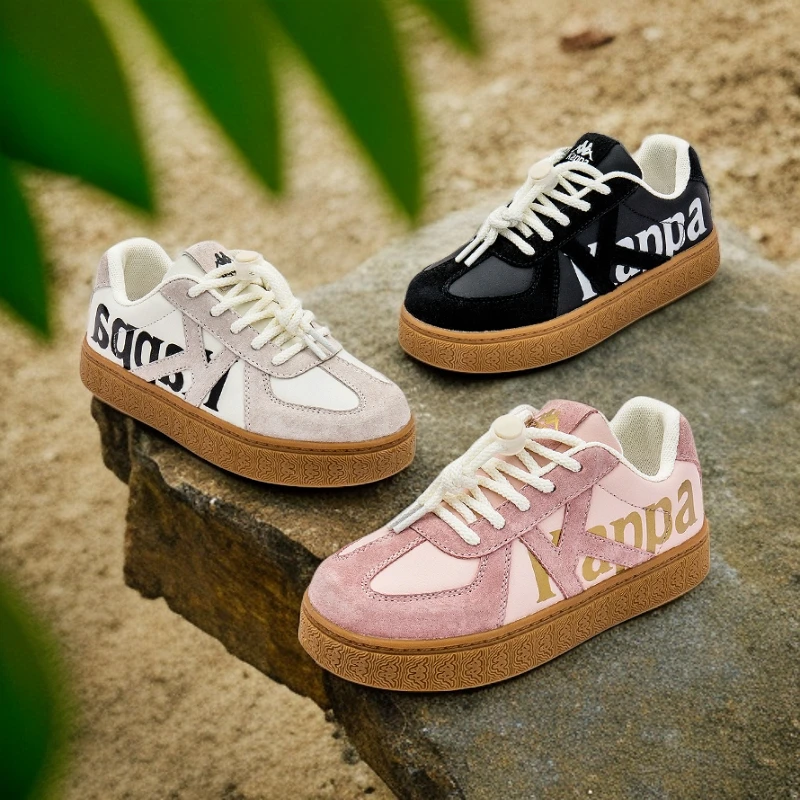 kappa kid 学生板鞋夏季女鞋子小众新款舒适百搭休闲德训鞋运动鞋