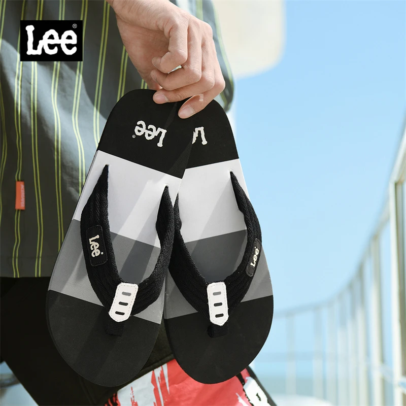 Lee男2023新款拖鞋休闲人字拖夏季外穿拖鞋男夹脚拖鞋居家拖鞋