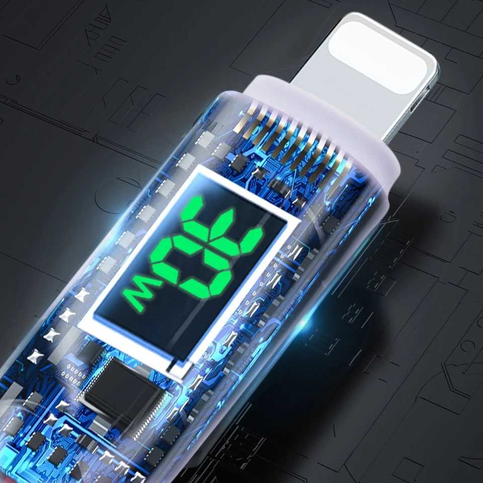 【直播间专属】适用苹果华为快充PD30W/100W智能显示数据线充电线