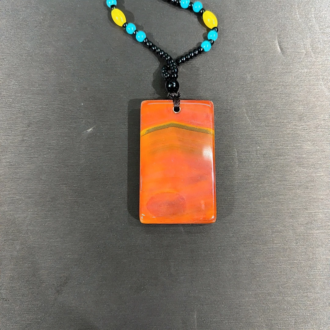 战国红玛瑙无事牌