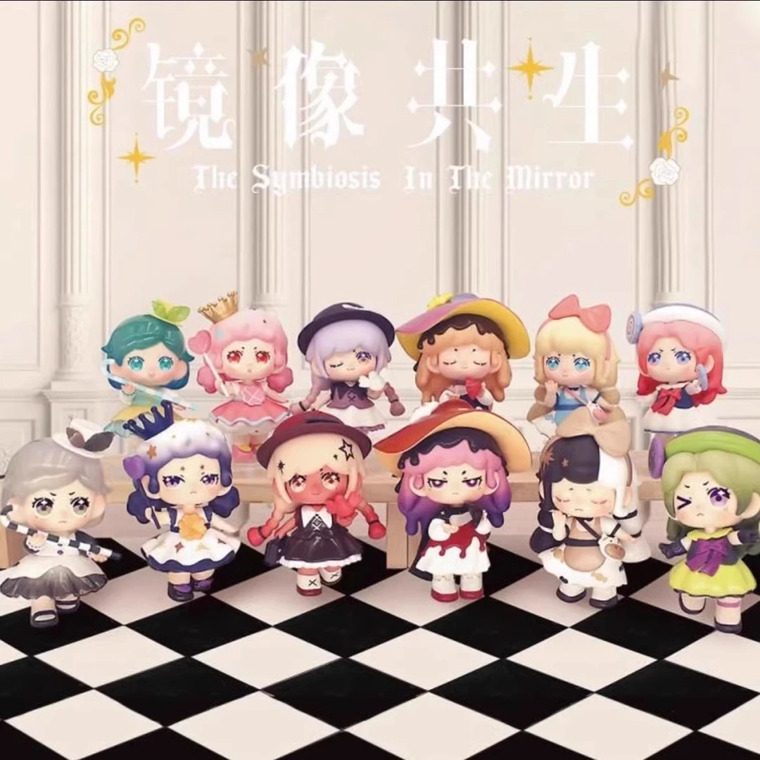 【拆盒】正版帕帕妮镜像共生系列盲盒潮玩手办公仔玩具可爱摆件