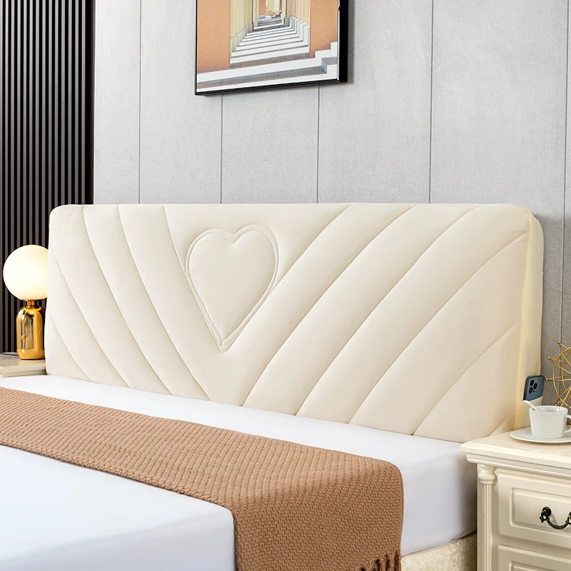 高档床头套罩2024新款欧式靠背软包靠垫全包防尘万能通用遮丑神器