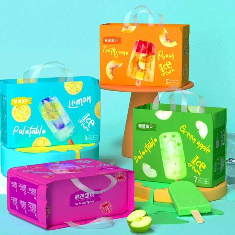 碧芭宝贝新款冰淇淋special超薄透气纸尿裤/拉拉裤