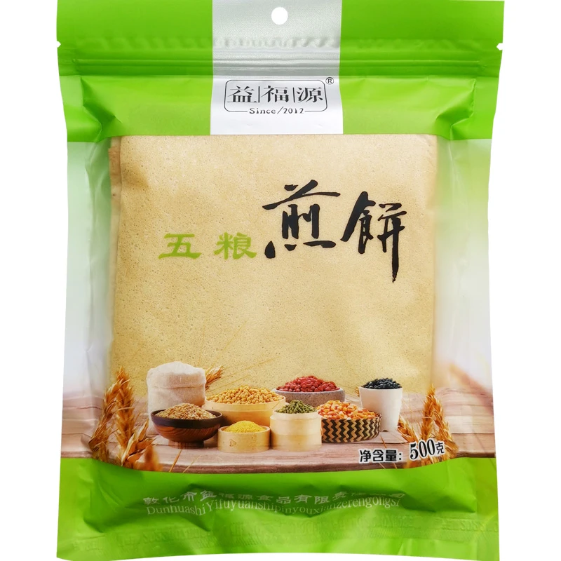 杂粮煎饼500g手工煎饼办公代餐零食手工摊制东北特产粗粮大煎饼