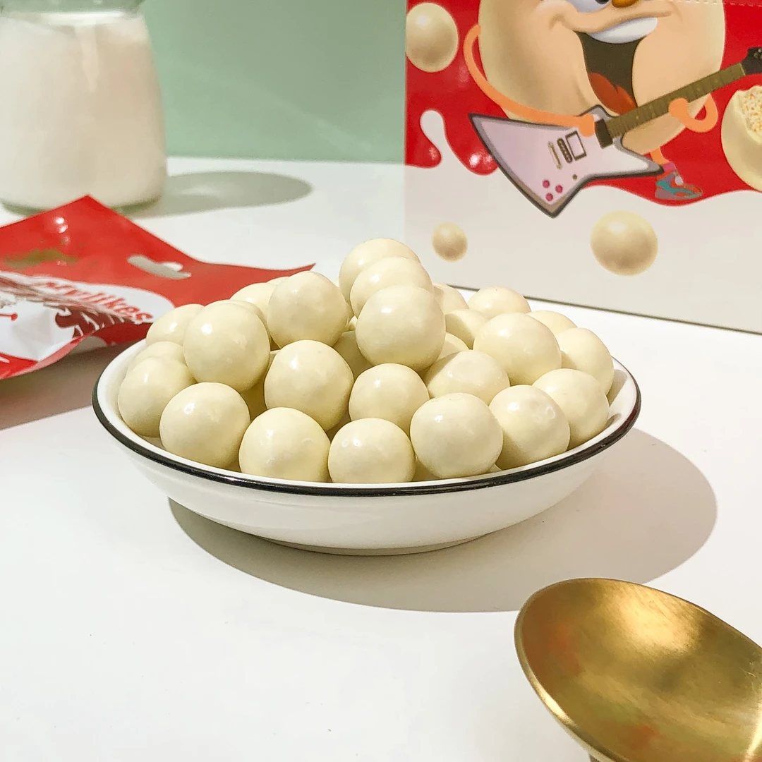 工厂直发怀旧麦丽素脆心球独立包装夹心豆代可可脂酥脆小吃巧克力