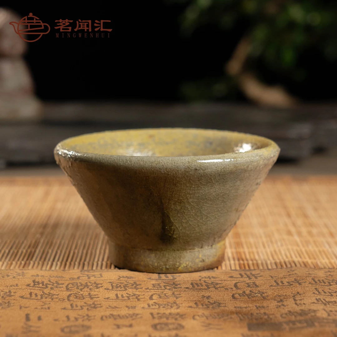 建水紫陶-古法全手工-柴烧主人杯品茗杯茶杯茶壶茶具