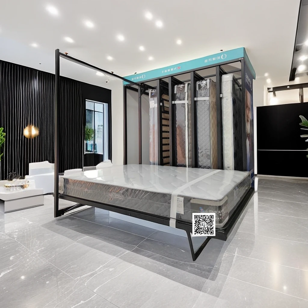 床垫多功能金属可调节可移动陈列架厂家直销推拉可折叠定制品质