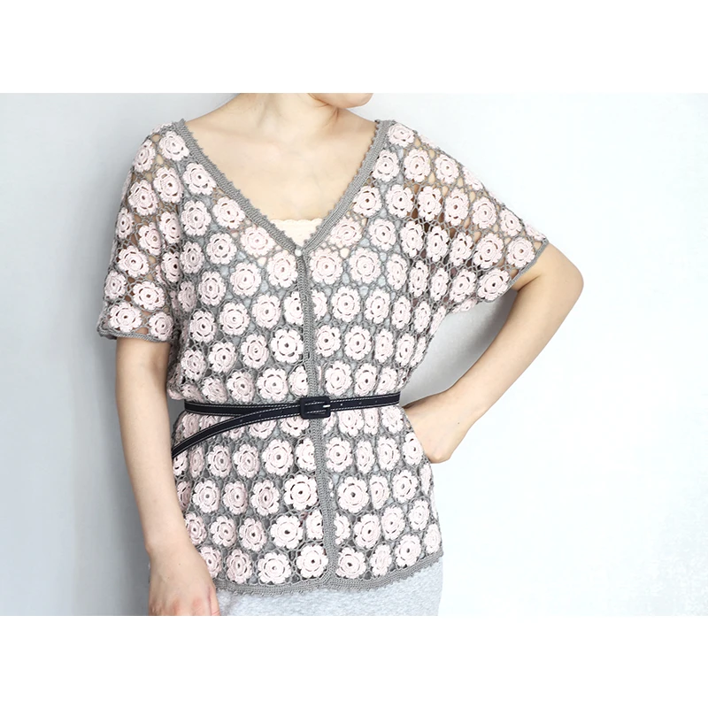 钩【小玫瑰】同款九色鹿蕾丝线（一团50克）手工钩针 去玩趣编织