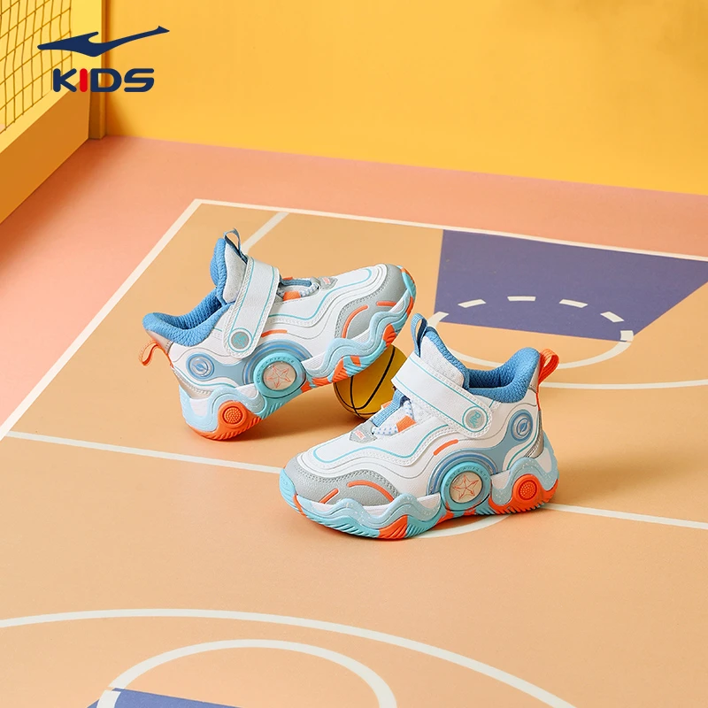 鸿星尔克儿童跑步鞋秋冬大童舒适篮球鞋休闲运动跑鞋63123404048