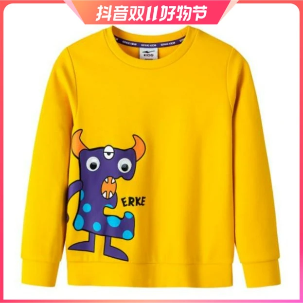 小童套头加绒加厚卫衣秋季套头衫圆领儿童秋冬67222401004长袖