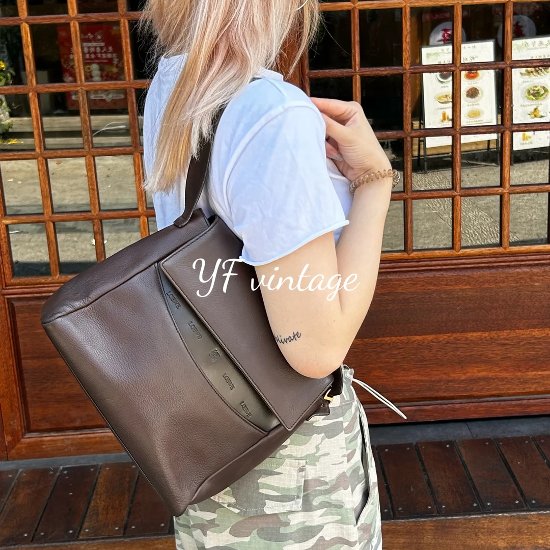 95新 LOEWE/罗意威 yf/罗意威美拉德单肩包/95新