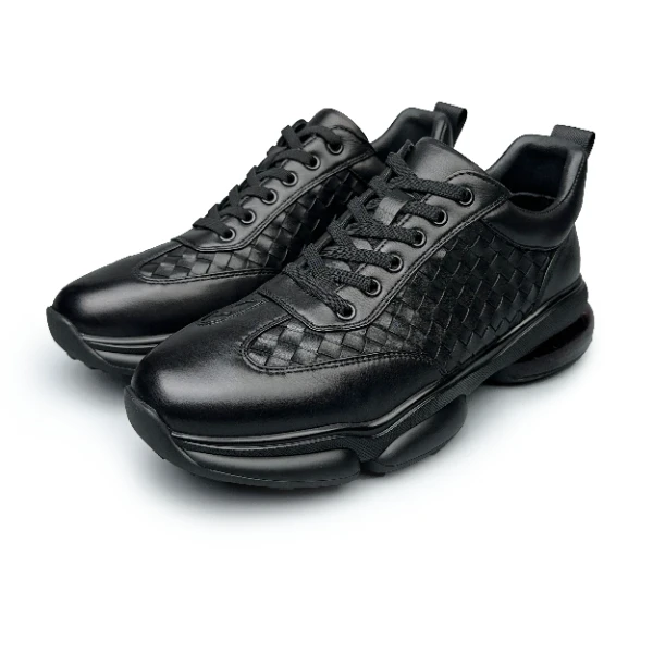 BIEUBRAYR/【有单有棉】编织牛皮高品质轻奢男鞋时尚百搭柔软