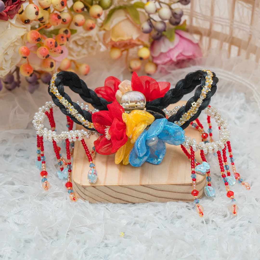 AL-2499 敦煌飞天发髻中抓头饰儿童小女孩发夹发饰百搭中国风仙气