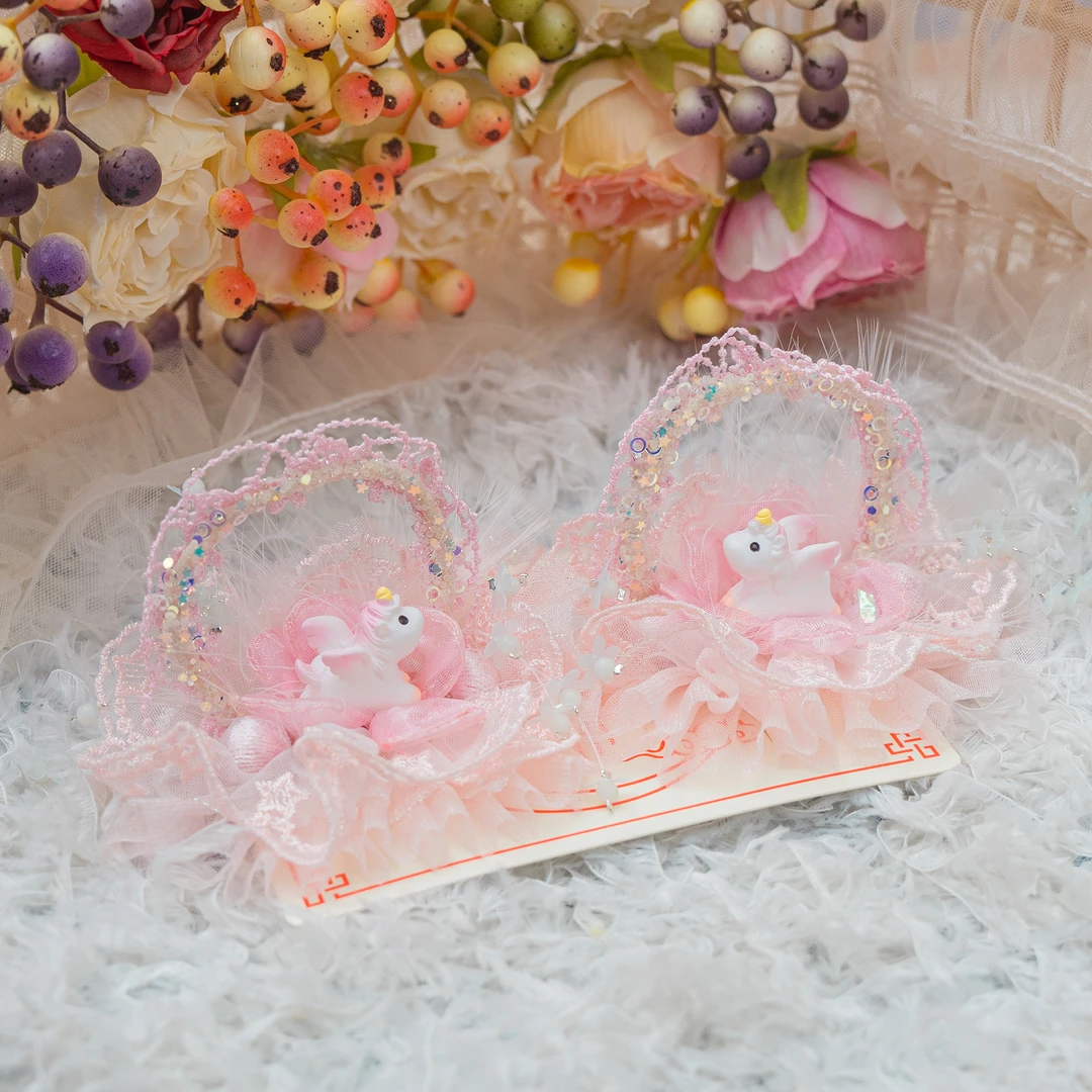 AL-2453 仙境独角兽掰掰夹头饰儿童小女孩发夹发饰可爱甜美百搭