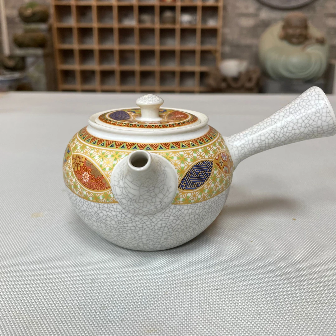 180毫升汝窑侧把壶泡茶壶