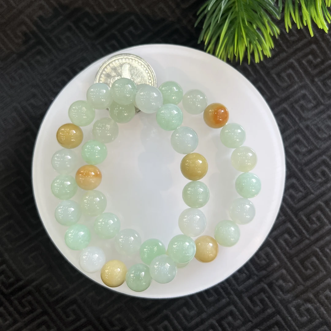 【豪哥鉴宝】YM956多宝手串天然缅甸A货翡翠多样性发一件