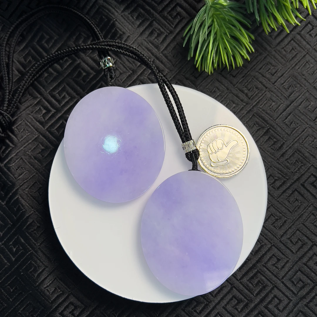 【豪哥鉴宝】YM1075无事牌吊坠天然缅甸A货翡翠多样性发一件