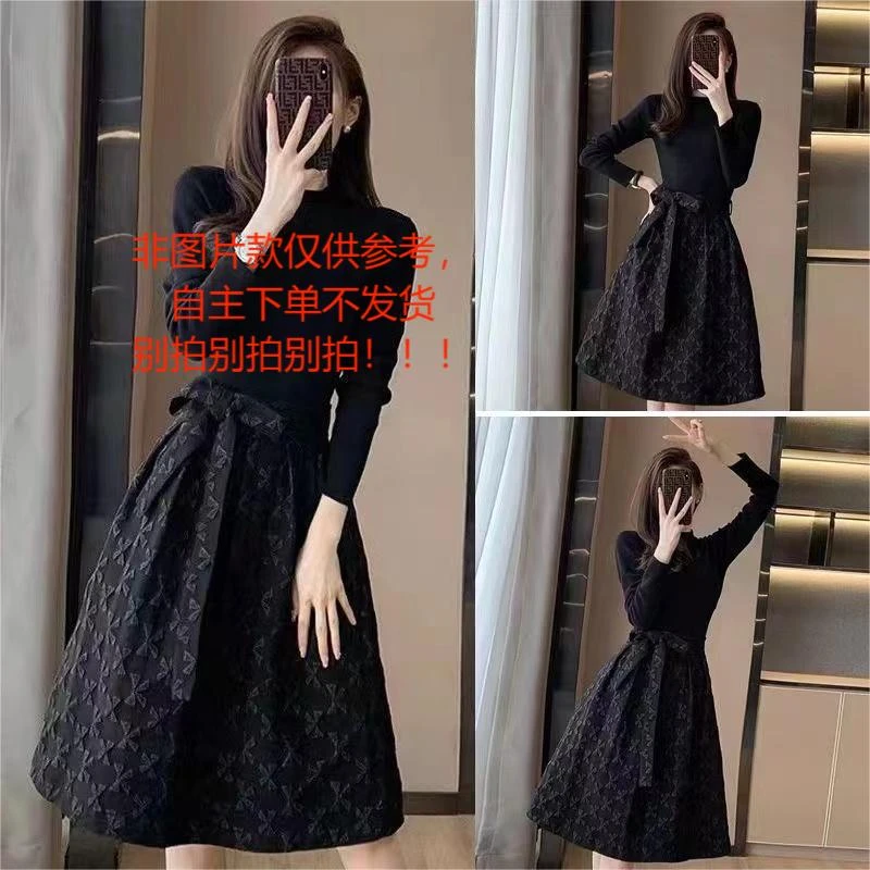 图片仅供参考连衣裙吊带小黑裙性感黑色