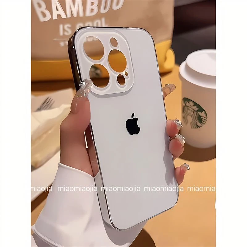 电镀原机色苹果16promax手机壳15pro高级苹果14/13/12防摔11磨砂