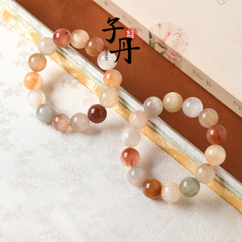 【蜜棠珠宝】彩兔毛单圈14mm（多样性发/发一串）C5-347