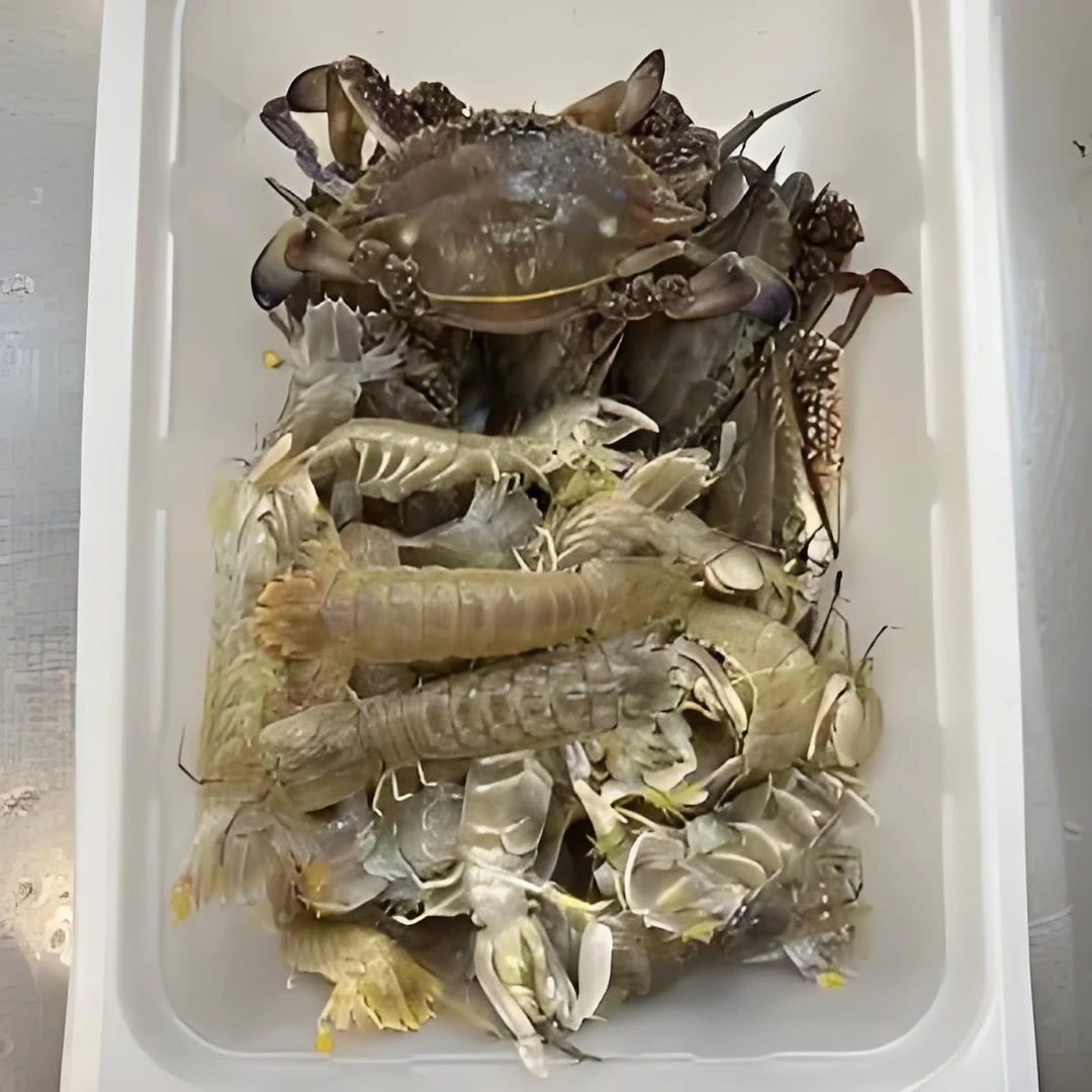 梭子蟹皮皮虾双拼4斤（全活发货到货保鲜不保活）个别掉爪