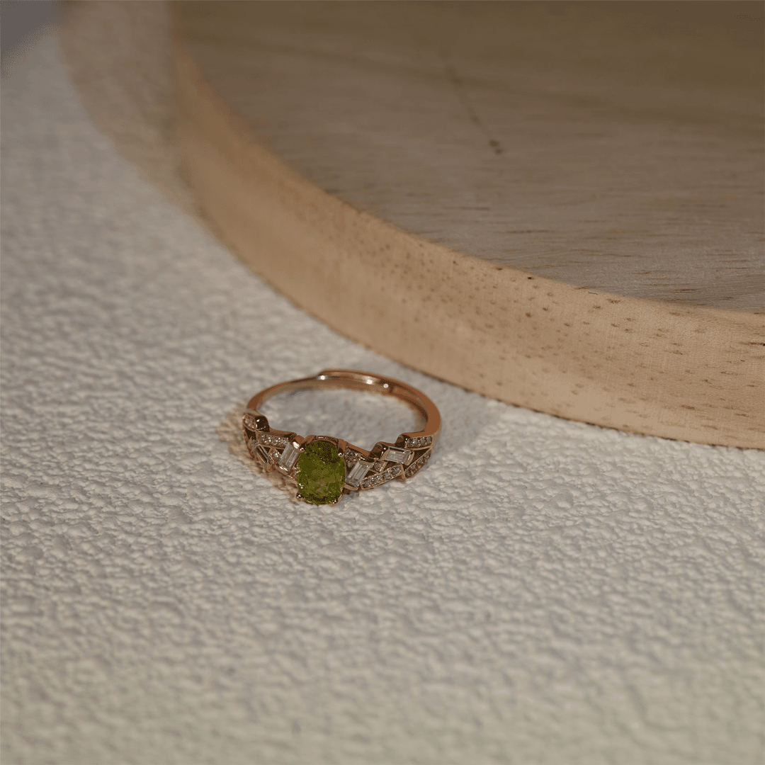 1220-CP3 绿碧玺戒指