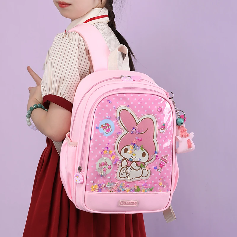 幼儿园书包女卡通库洛米公主双肩背3-6岁宝宝入园超轻护脊儿童包5