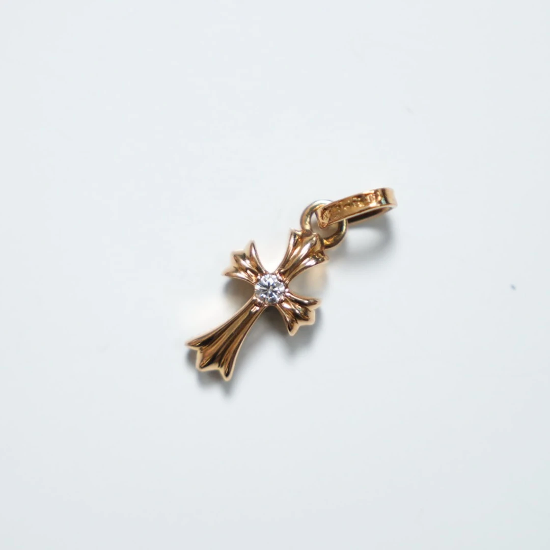 CHROME HEARTS baby fat十字架 项链吊坠