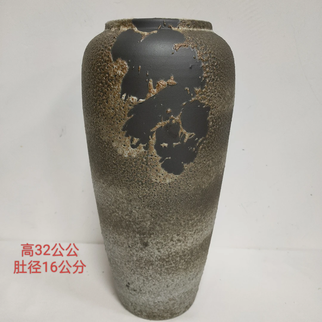 陶瓷花瓶 摆件 花艺软装 新中式花瓶 陶瓷可装水