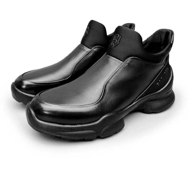 BIEUBRAYR/【有单有棉】胎牛皮休闲商务时尚百搭中筒靴